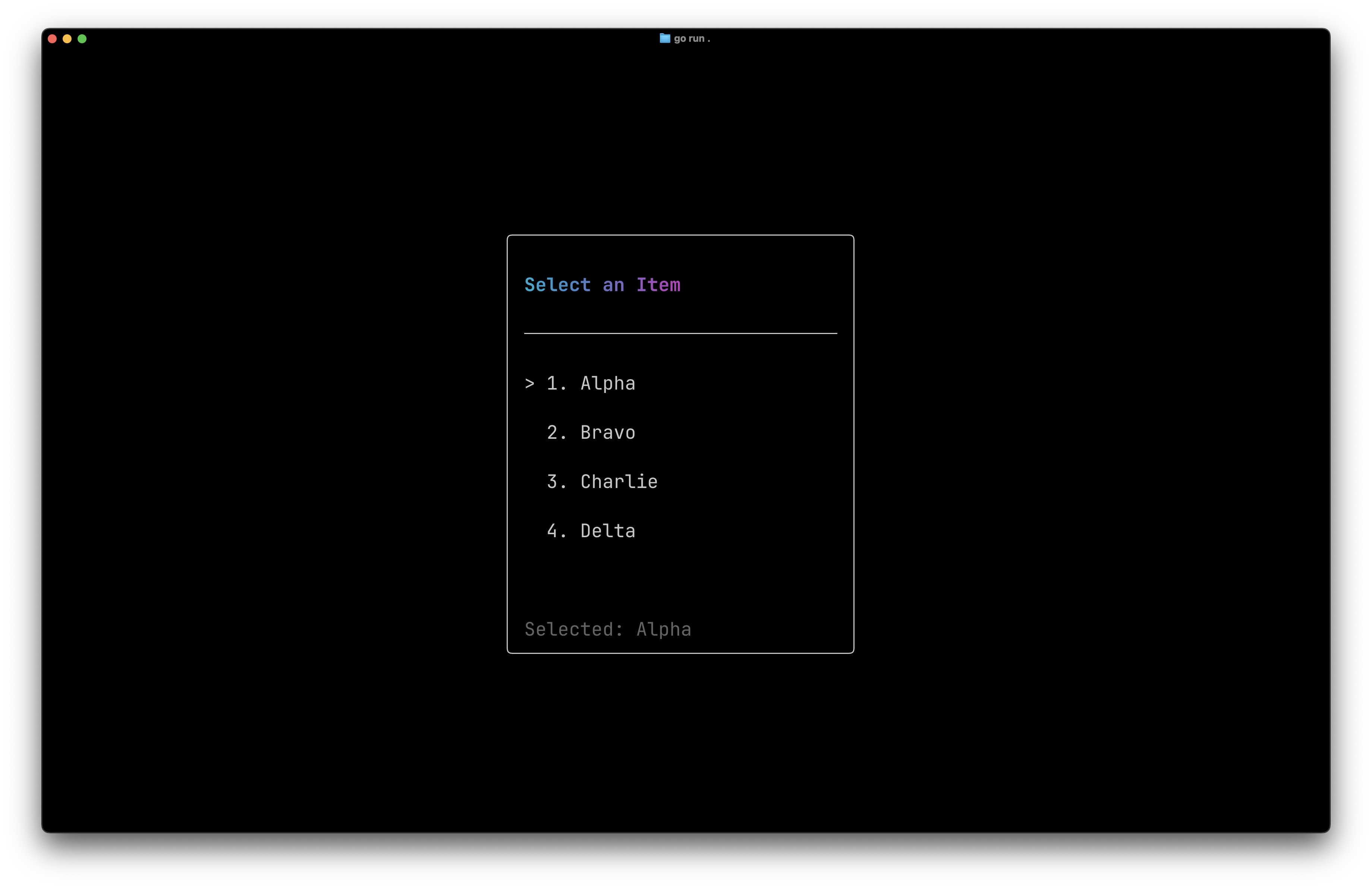 go-tui - Build Declarative Terminal UIs in Go